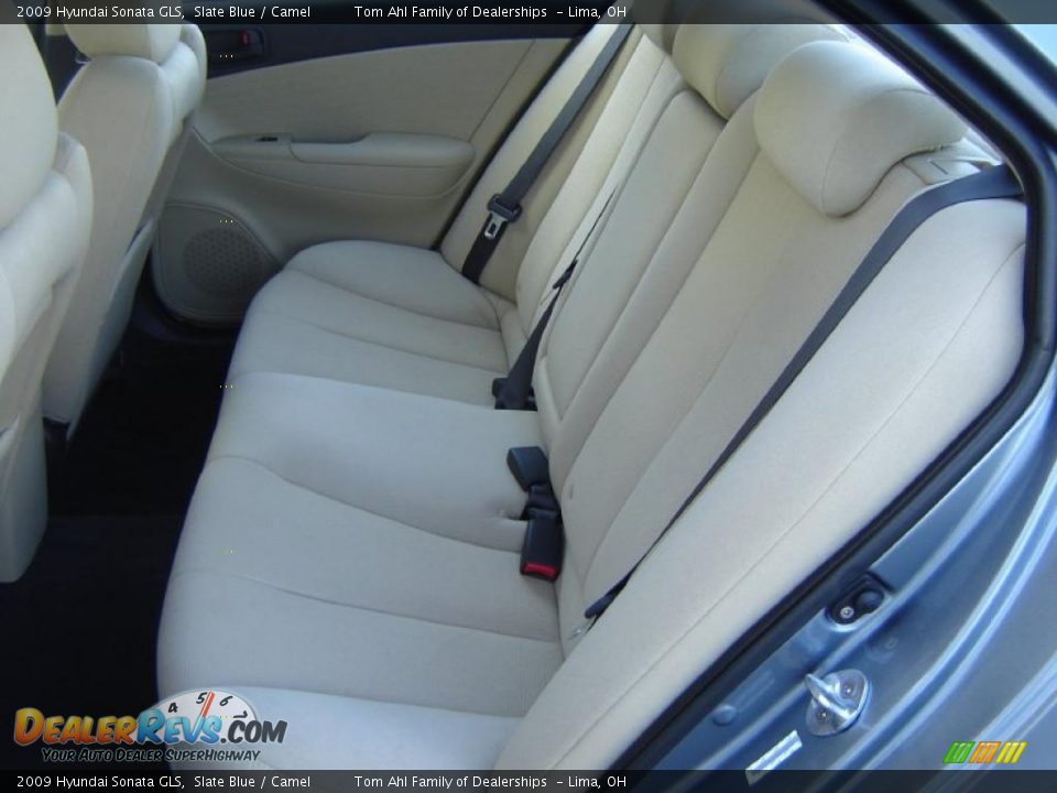 2009 Hyundai Sonata GLS Slate Blue / Camel Photo #10