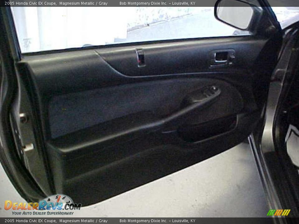2005 Honda Civic EX Coupe Magnesium Metallic / Gray Photo #8
