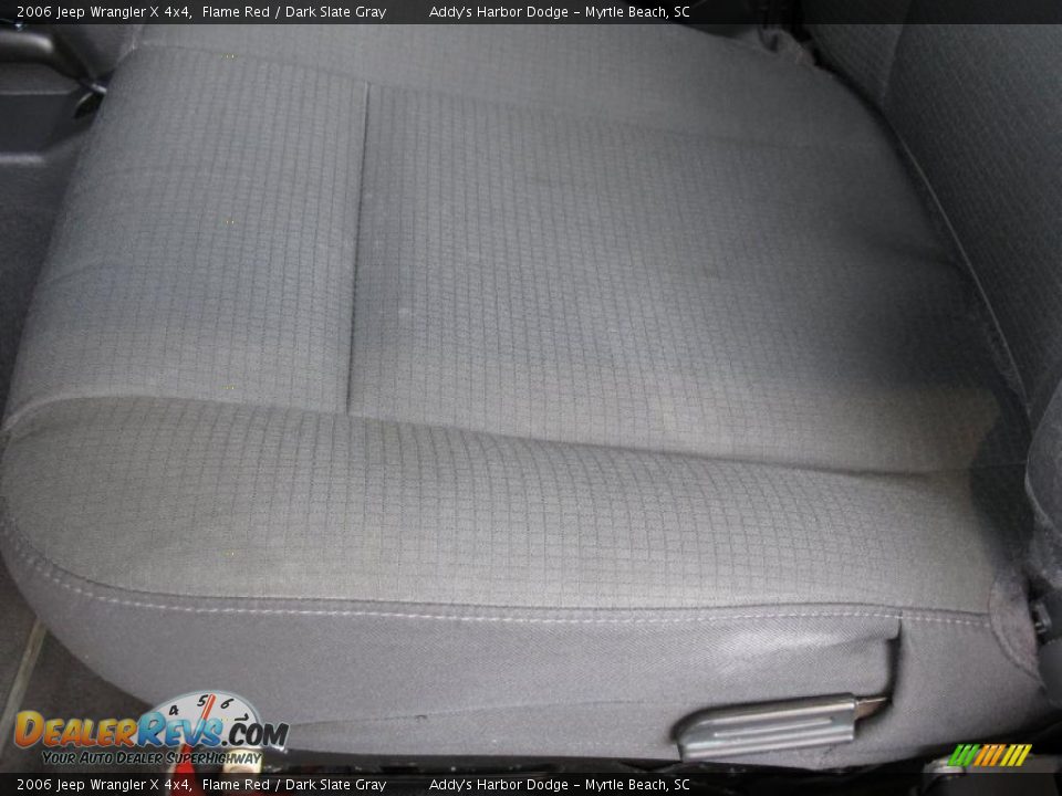 2006 Jeep Wrangler X 4x4 Flame Red / Dark Slate Gray Photo #12