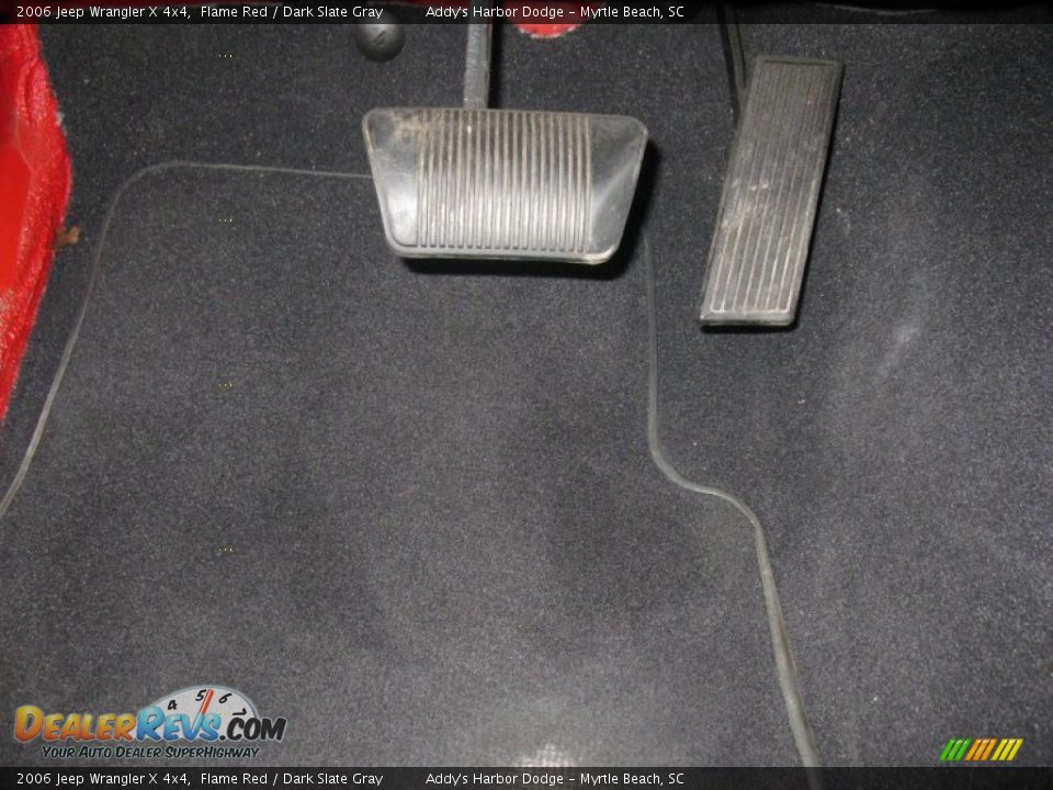 2006 Jeep Wrangler X 4x4 Flame Red / Dark Slate Gray Photo #13