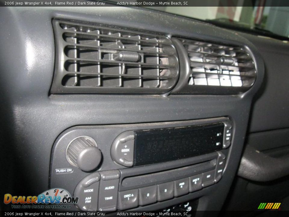 2006 Jeep Wrangler X 4x4 Flame Red / Dark Slate Gray Photo #16