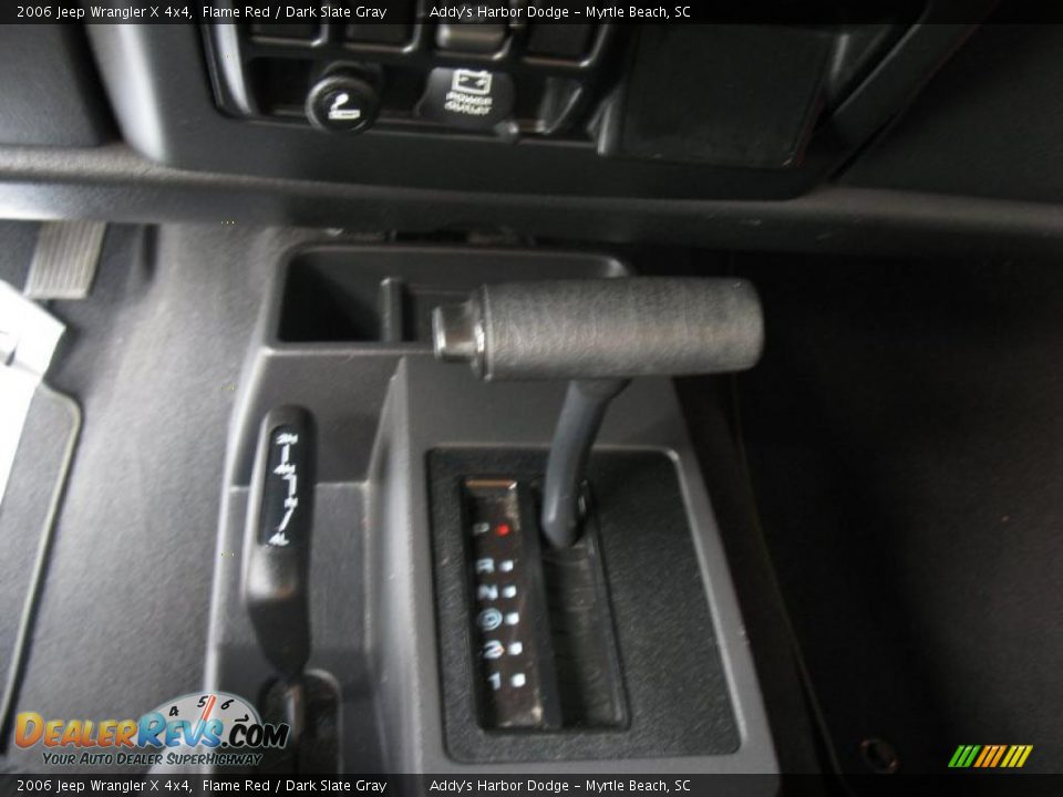 2006 Jeep Wrangler X 4x4 Flame Red / Dark Slate Gray Photo #17