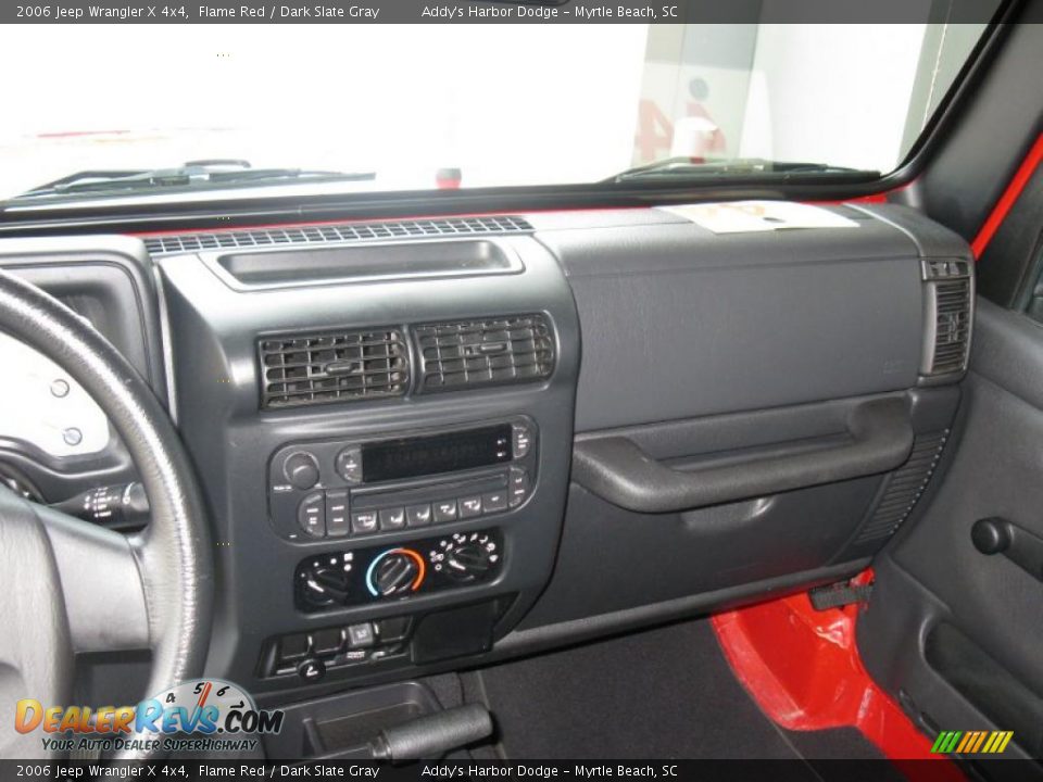 2006 Jeep Wrangler X 4x4 Flame Red / Dark Slate Gray Photo #19