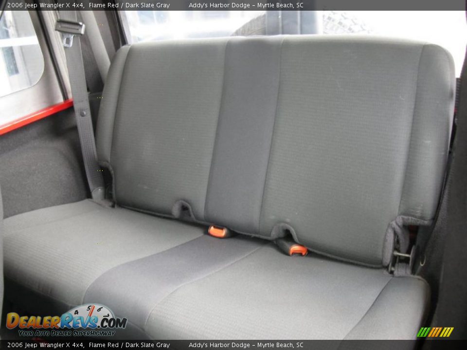 2006 Jeep Wrangler X 4x4 Flame Red / Dark Slate Gray Photo #21