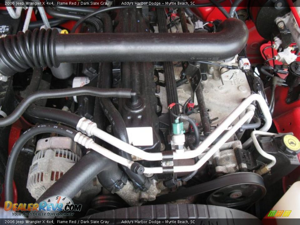 2006 Jeep Wrangler X 4x4 Flame Red / Dark Slate Gray Photo #23