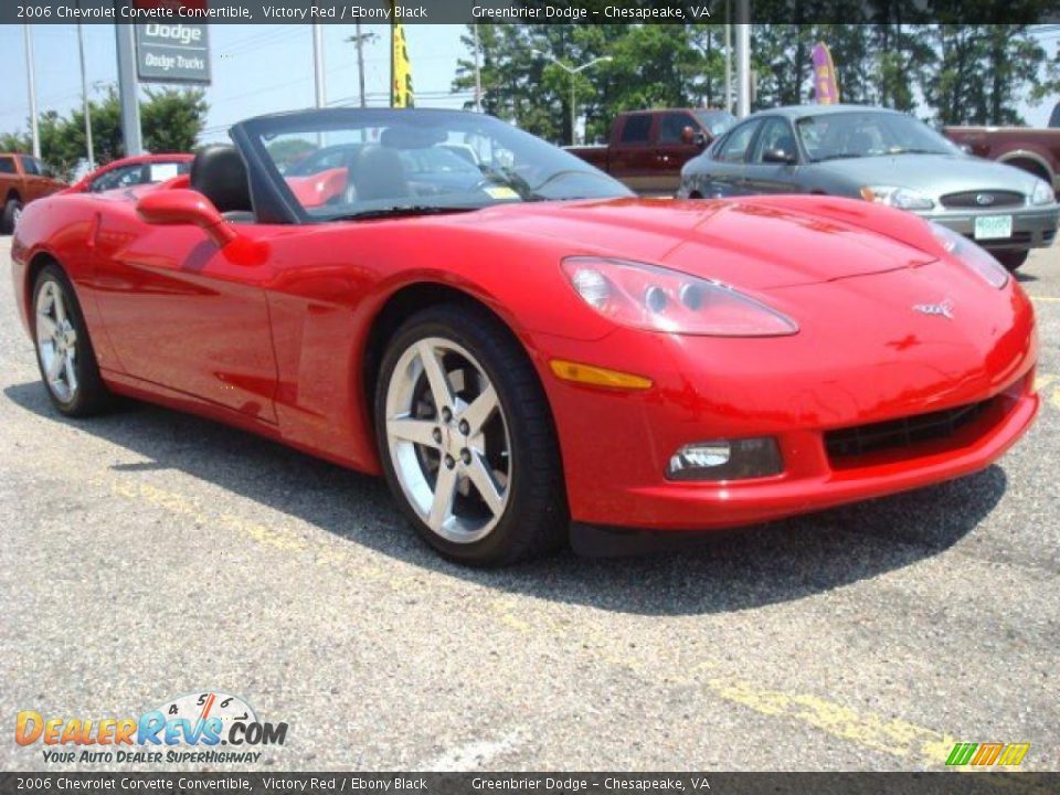 2006 Chevrolet Corvette Convertible Victory Red / Ebony Black Photo #7