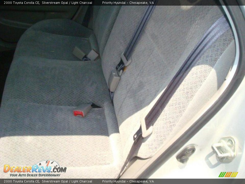 2000 Toyota Corolla CE Silverstream Opal / Light Charcoal Photo #10