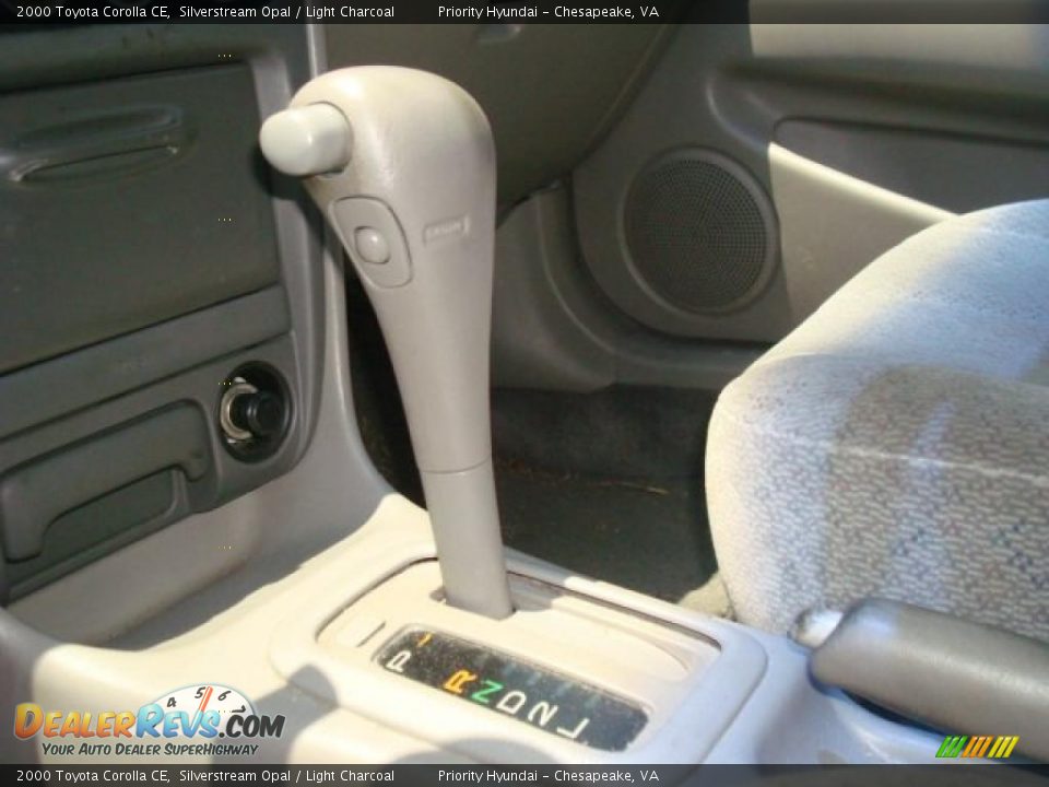 2000 Toyota Corolla CE Silverstream Opal / Light Charcoal Photo #14