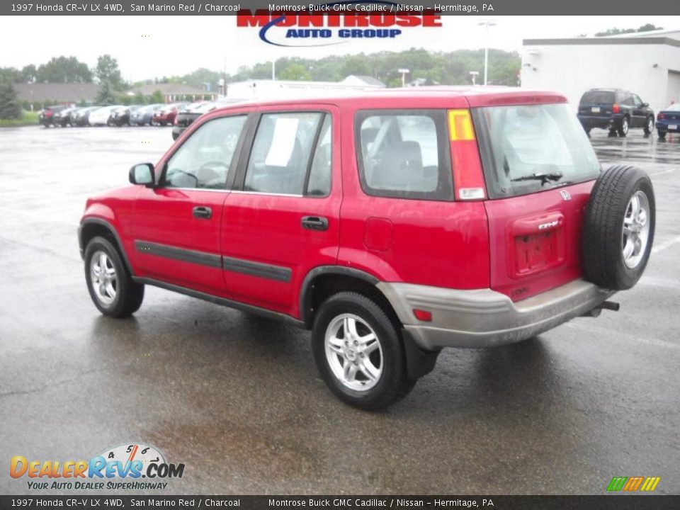 1997 Honda CR-V LX 4WD San Marino Red / Charcoal Photo #6