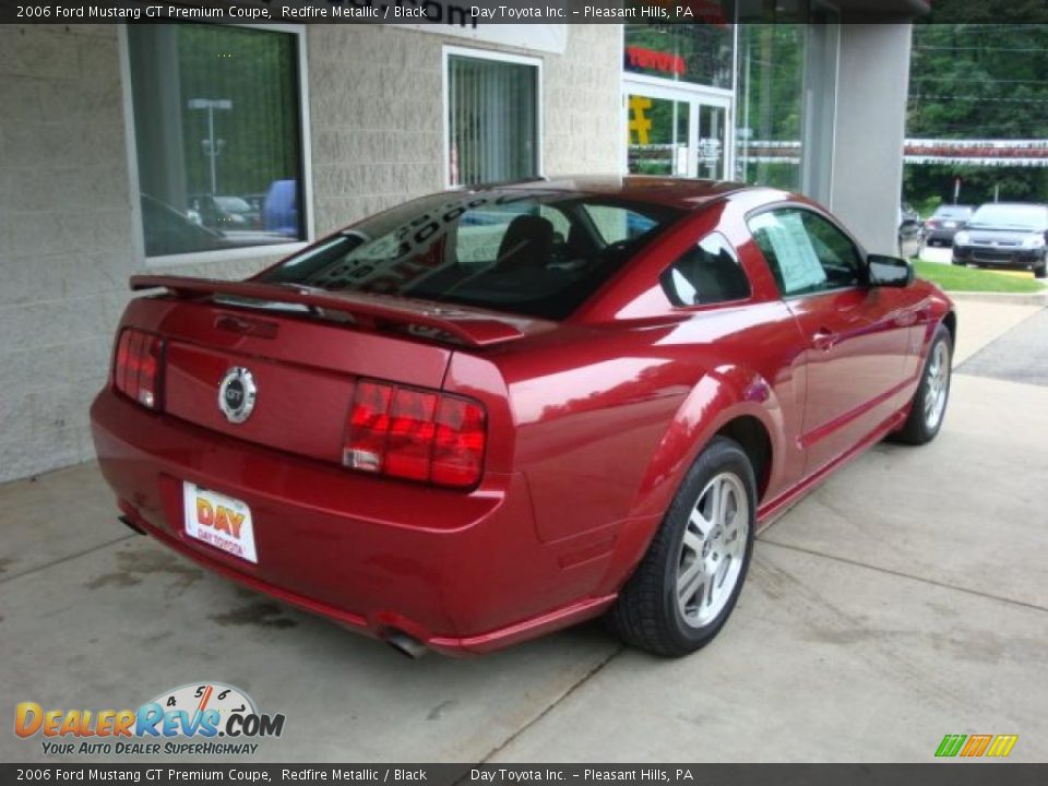 2006 Ford Mustang GT Premium Coupe Redfire Metallic / Black Photo #2