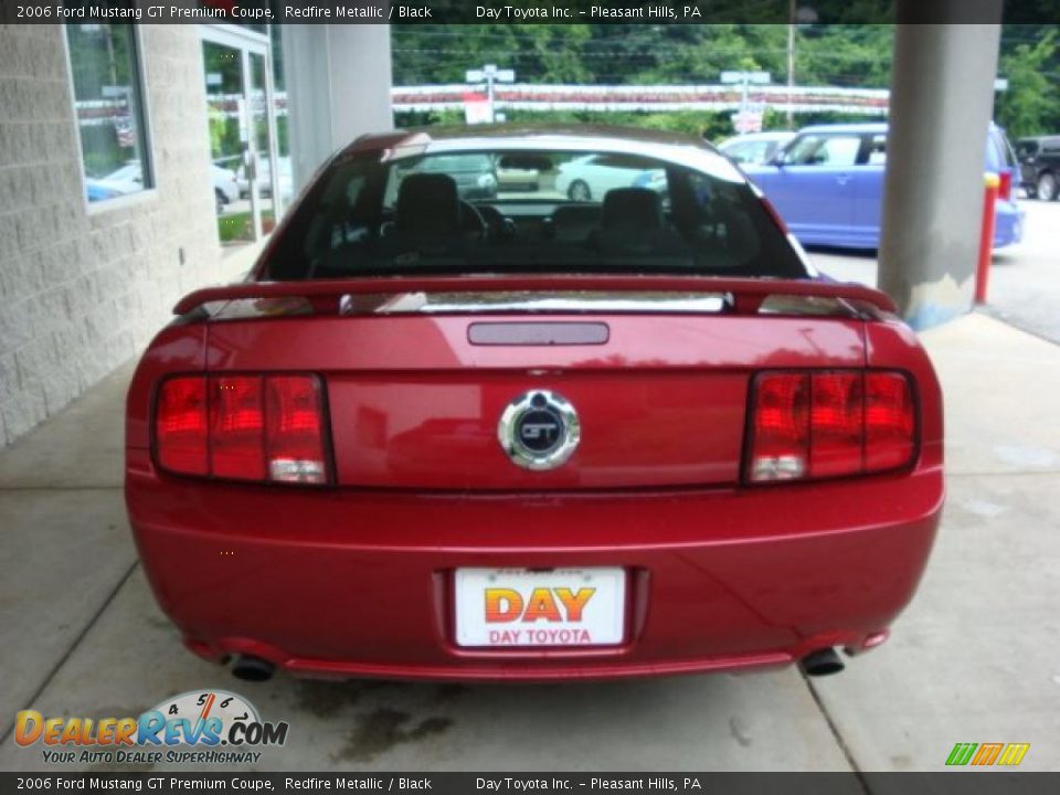 2006 Ford Mustang GT Premium Coupe Redfire Metallic / Black Photo #3