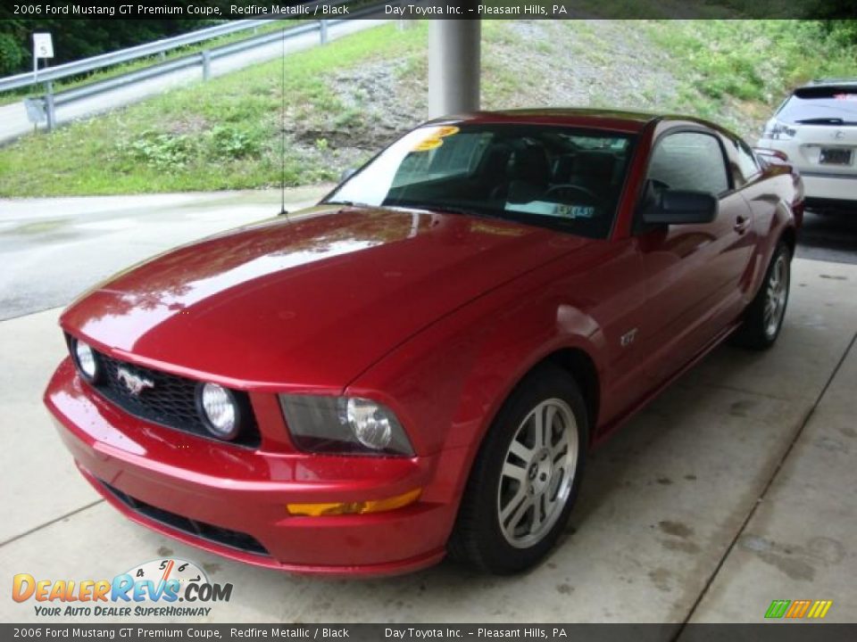2006 Ford Mustang GT Premium Coupe Redfire Metallic / Black Photo #5