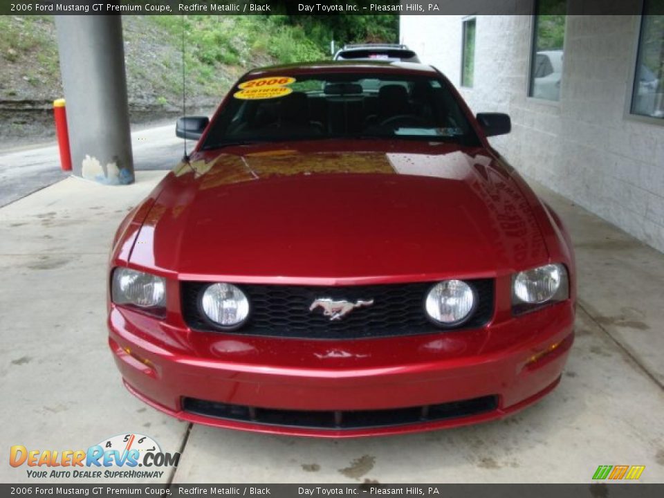 2006 Ford Mustang GT Premium Coupe Redfire Metallic / Black Photo #6