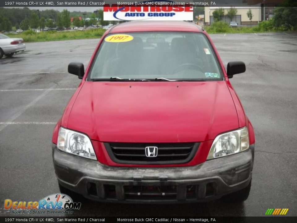 1997 Honda CR-V LX 4WD San Marino Red / Charcoal Photo #20