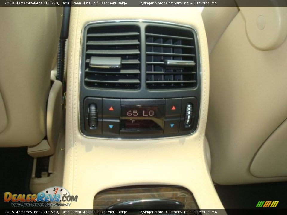 2008 Mercedes-Benz CLS 550 Jade Green Metallic / Cashmere Beige Photo #13