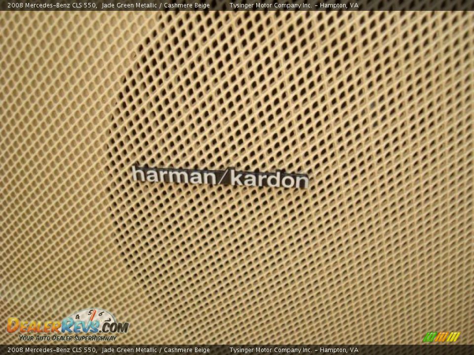2008 Mercedes-Benz CLS 550 Jade Green Metallic / Cashmere Beige Photo #16