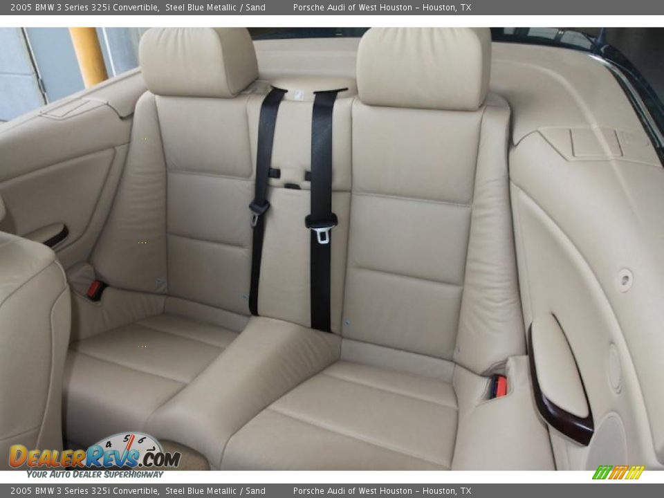 2005 BMW 3 Series 325i Convertible Steel Blue Metallic / Sand Photo #8