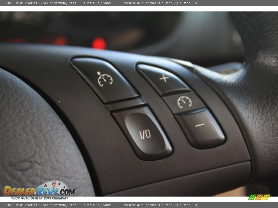 2005 BMW 3 Series 325i Convertible Steel Blue Metallic / Sand Photo #22
