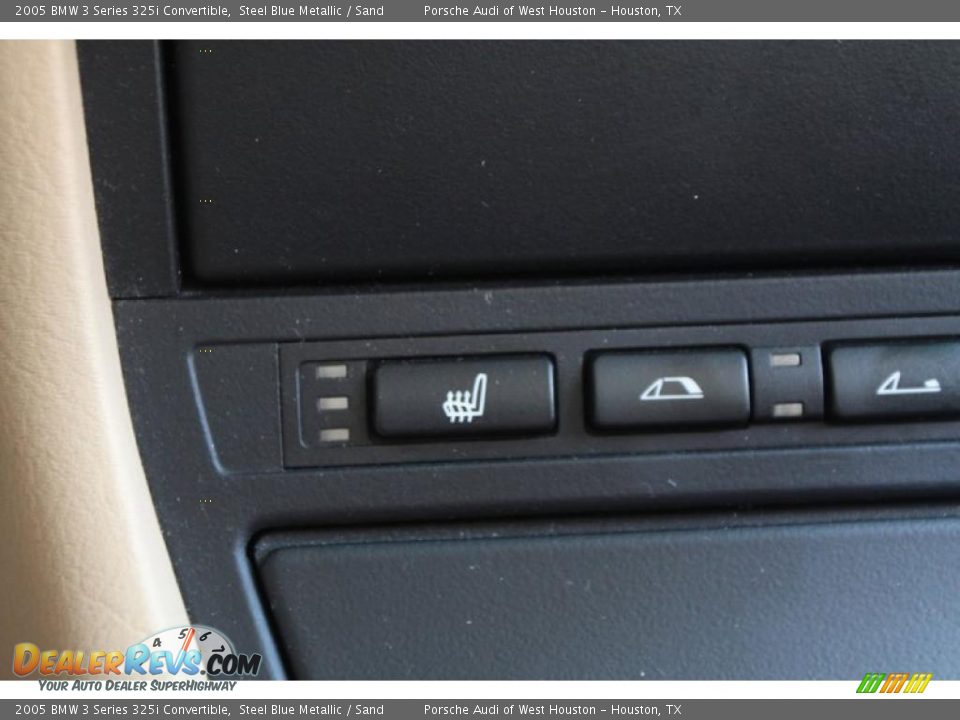 2005 BMW 3 Series 325i Convertible Steel Blue Metallic / Sand Photo #25