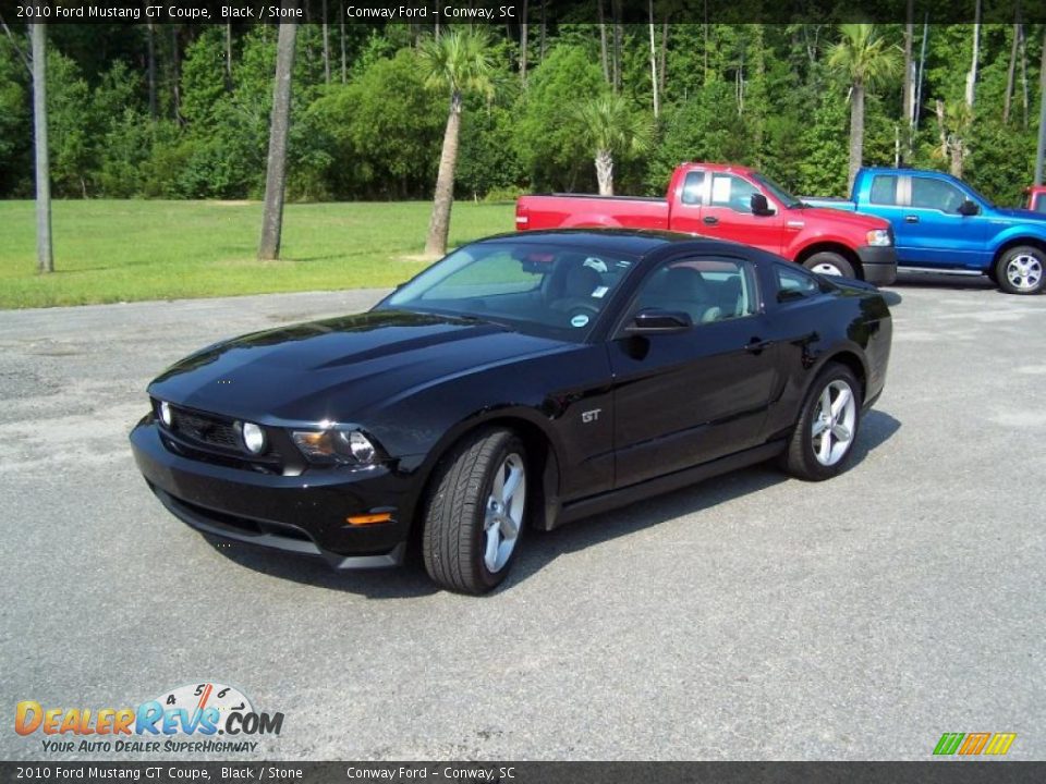 2010 Ford Mustang GT Coupe Black / Stone Photo #1