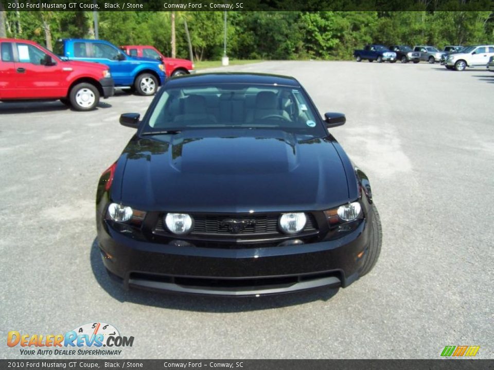 2010 Ford Mustang GT Coupe Black / Stone Photo #2