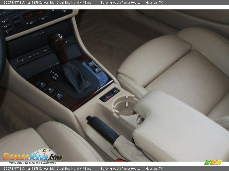 2005 BMW 3 Series 325i Convertible Steel Blue Metallic / Sand Photo #30