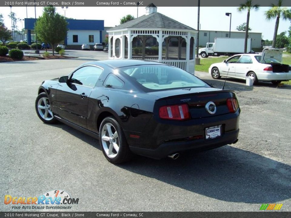 2010 Ford Mustang GT Coupe Black / Stone Photo #7