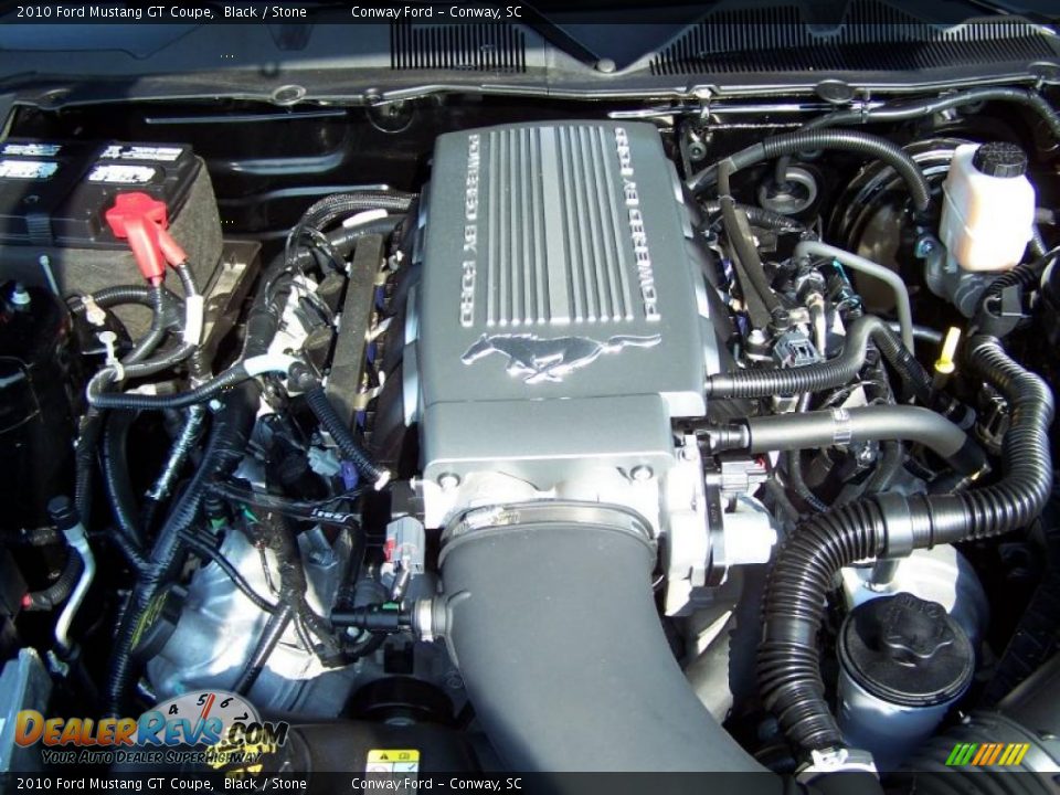 2010 Ford Mustang GT Coupe Black / Stone Photo #11