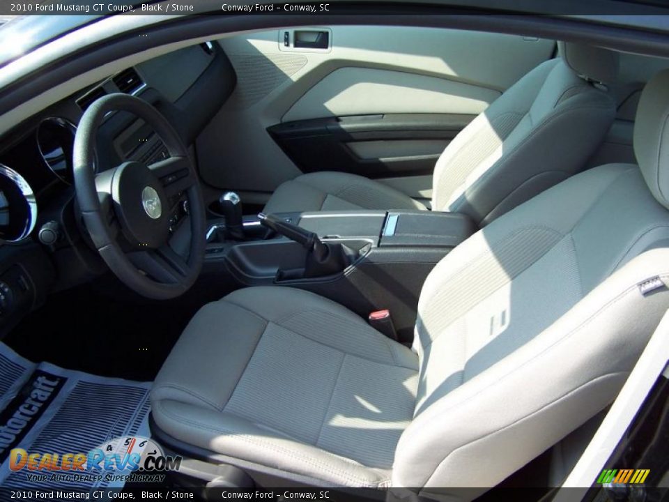 2010 Ford Mustang GT Coupe Black / Stone Photo #17