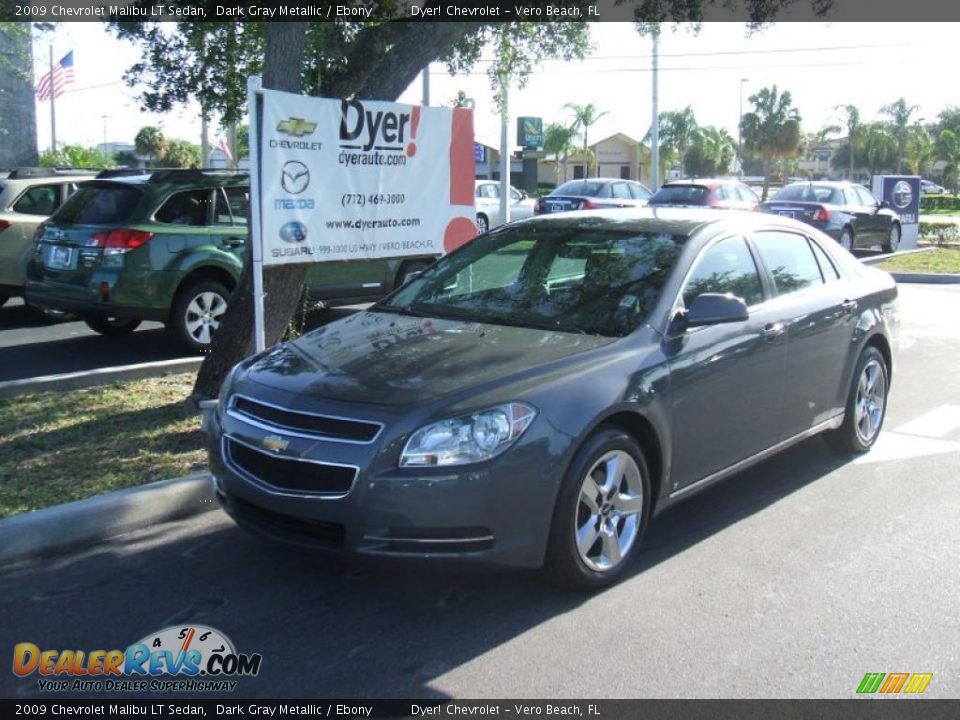2009 Chevrolet Malibu LT Sedan Dark Gray Metallic / Ebony Photo #1