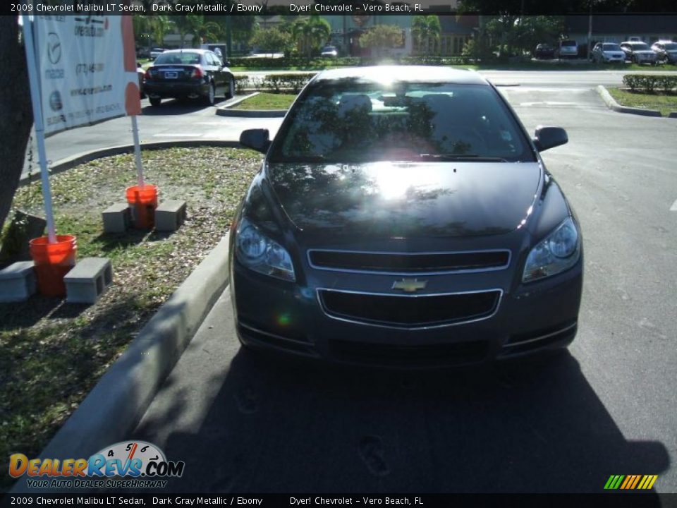 2009 Chevrolet Malibu LT Sedan Dark Gray Metallic / Ebony Photo #2