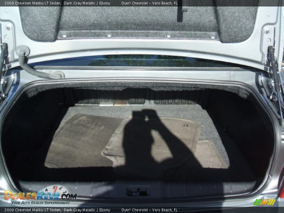 2009 Chevrolet Malibu LT Sedan Dark Gray Metallic / Ebony Photo #7
