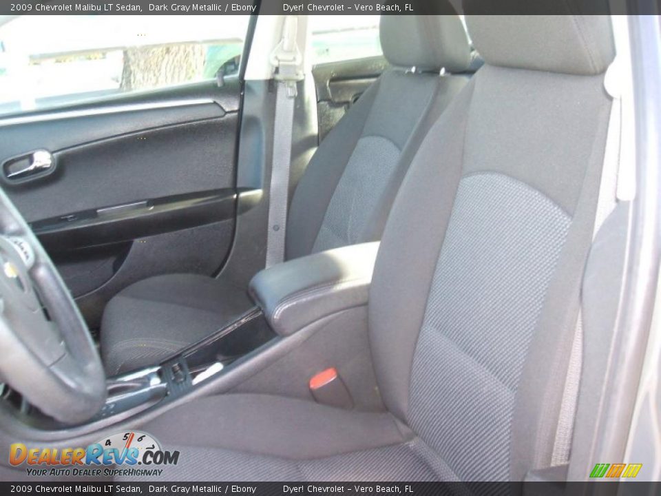2009 Chevrolet Malibu LT Sedan Dark Gray Metallic / Ebony Photo #11