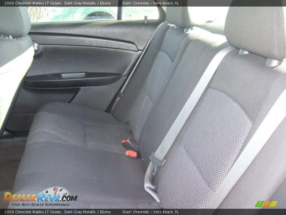 2009 Chevrolet Malibu LT Sedan Dark Gray Metallic / Ebony Photo #12