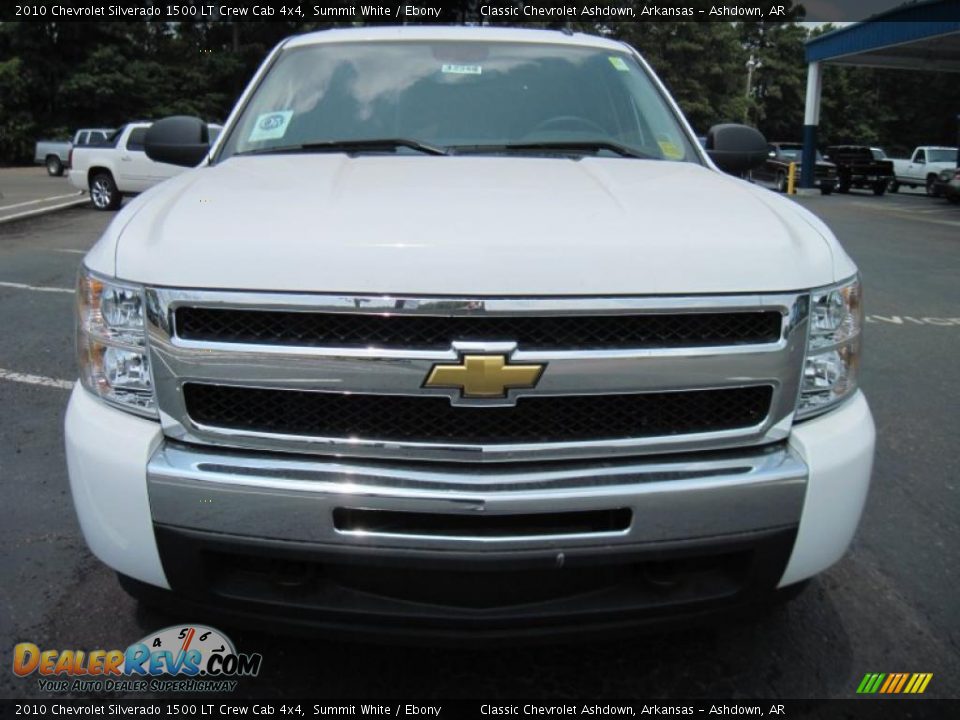 2010 Chevrolet Silverado 1500 LT Crew Cab 4x4 Summit White / Ebony Photo #5