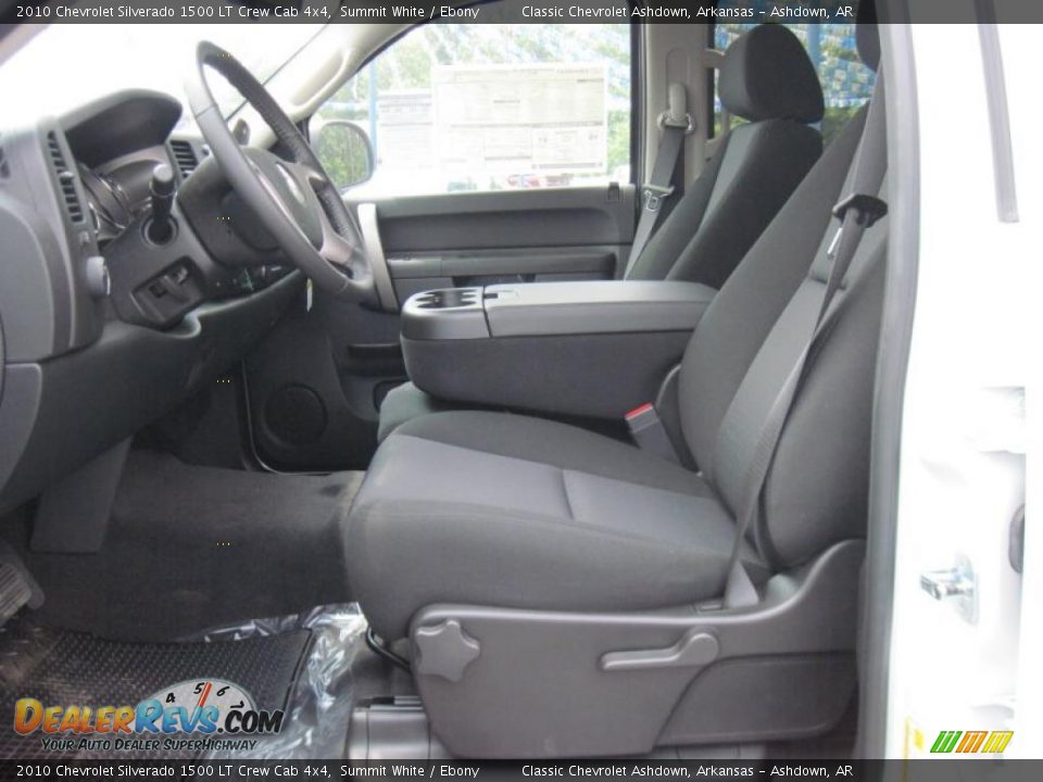 2010 Chevrolet Silverado 1500 LT Crew Cab 4x4 Summit White / Ebony Photo #7