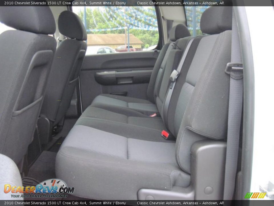 2010 Chevrolet Silverado 1500 LT Crew Cab 4x4 Summit White / Ebony Photo #8