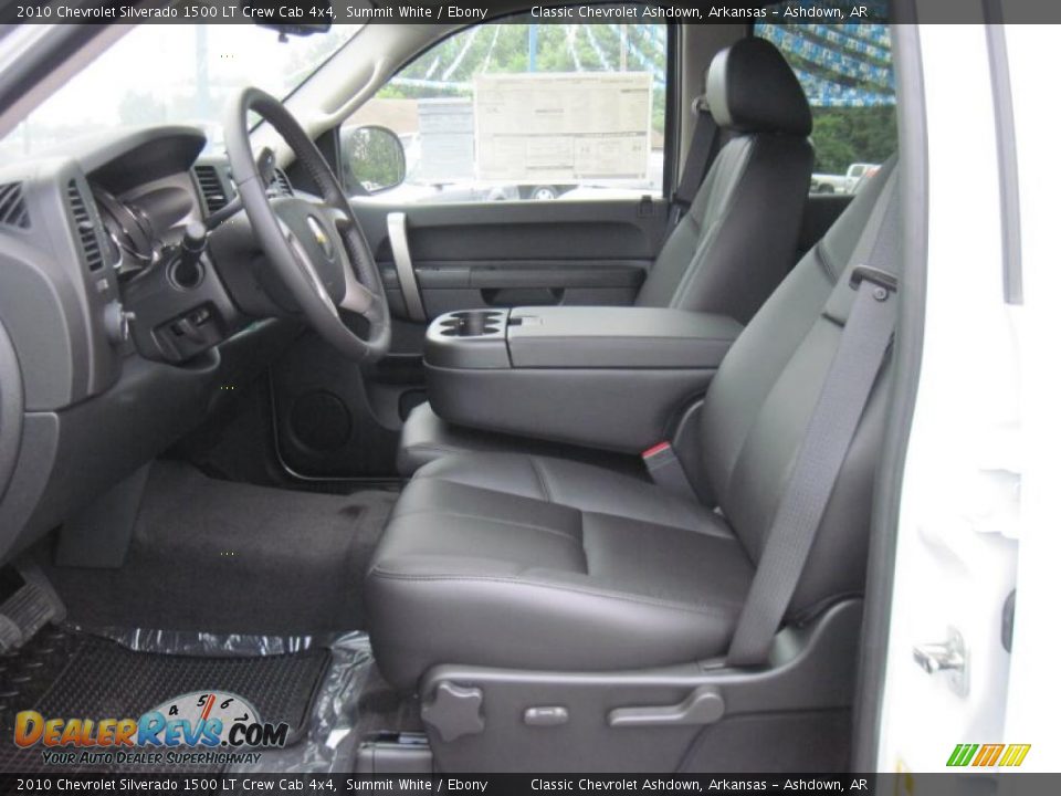2010 Chevrolet Silverado 1500 LT Crew Cab 4x4 Summit White / Ebony Photo #7