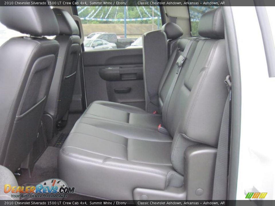 2010 Chevrolet Silverado 1500 LT Crew Cab 4x4 Summit White / Ebony Photo #8