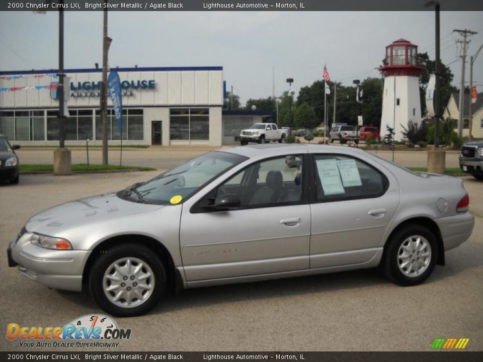 2000 Chrysler Cirrus LXi Bright Silver Metallic / Agate Black Photo #2