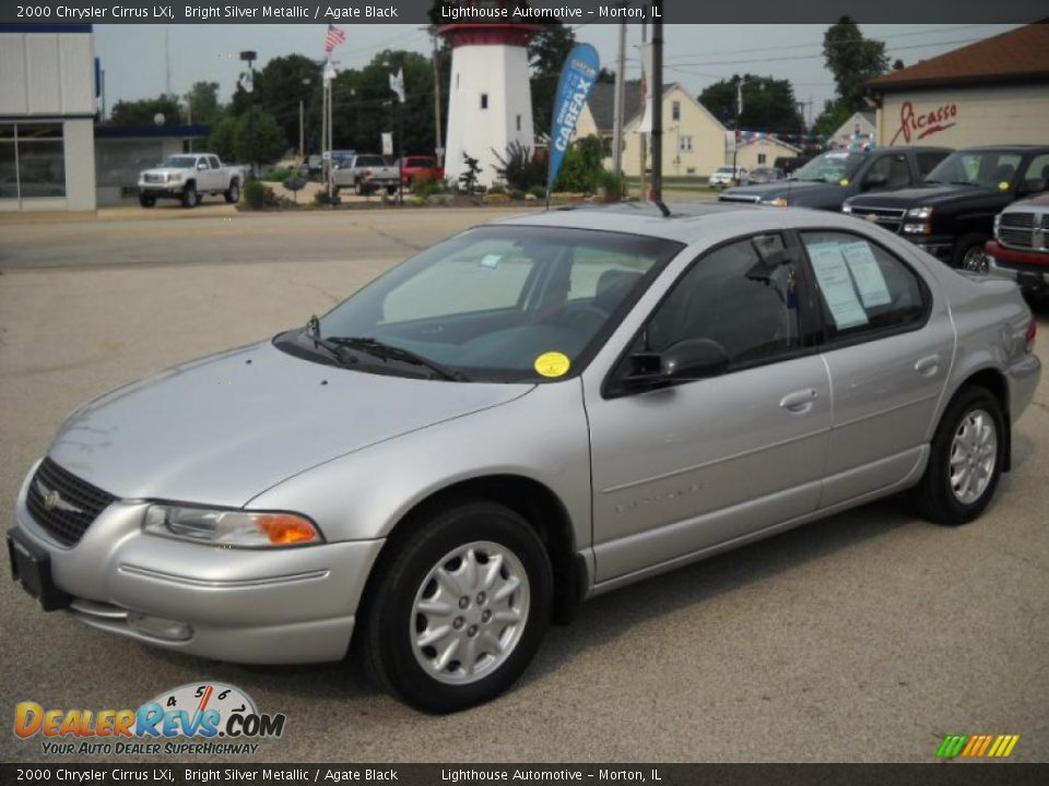 2000 Chrysler Cirrus LXi Bright Silver Metallic / Agate Black Photo #3