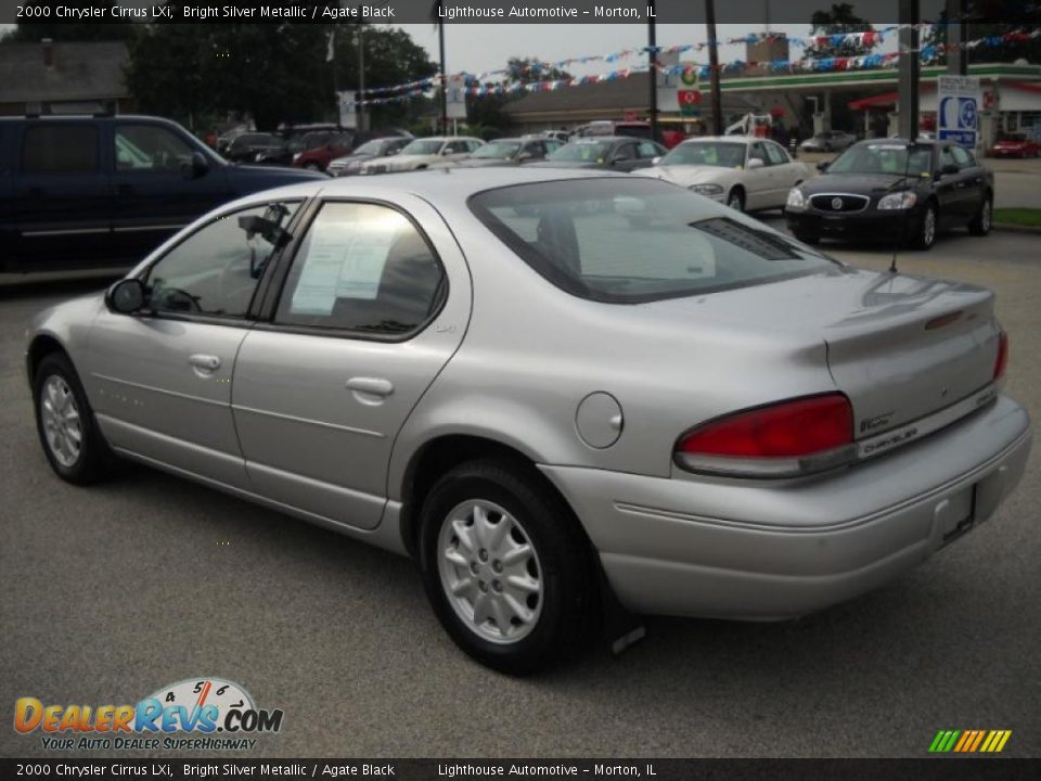 2000 Chrysler Cirrus LXi Bright Silver Metallic / Agate Black Photo #5