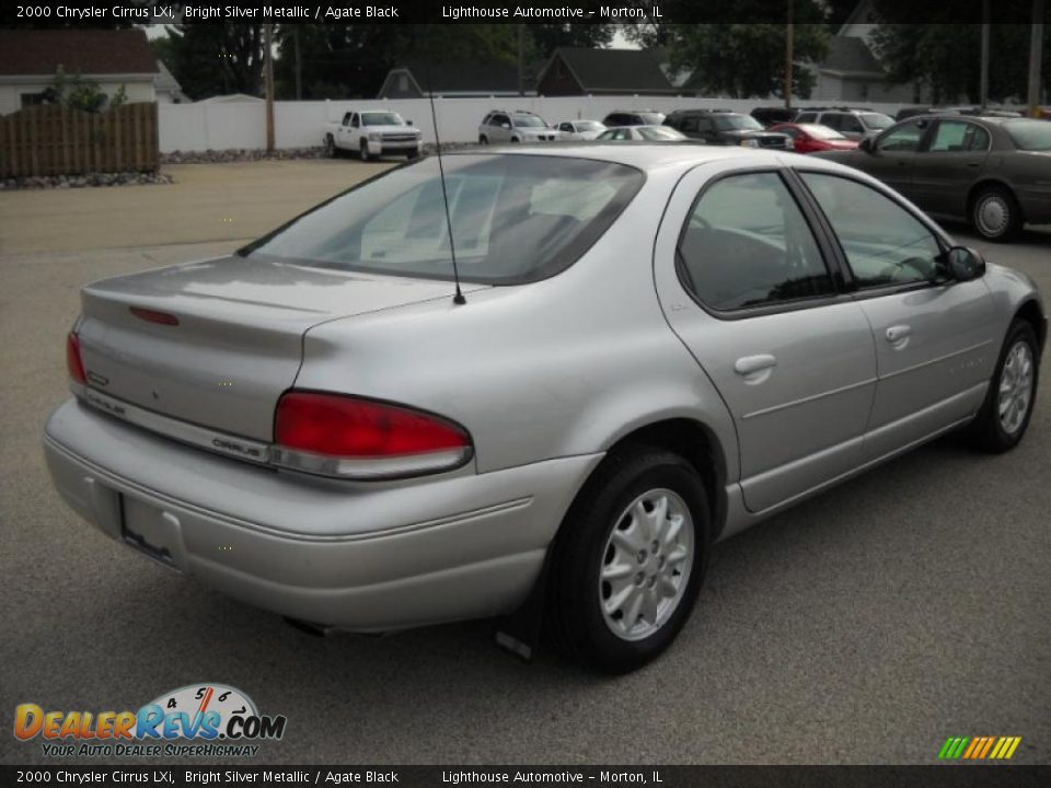 2000 Chrysler Cirrus LXi Bright Silver Metallic / Agate Black Photo #7