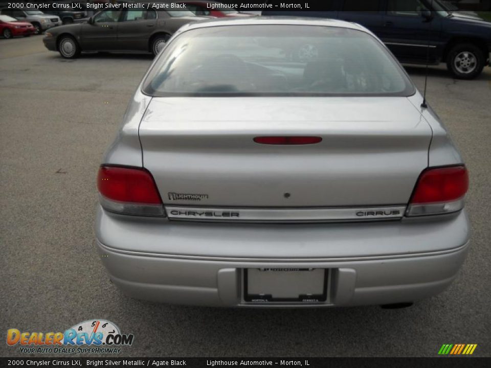 2000 Chrysler Cirrus LXi Bright Silver Metallic / Agate Black Photo #8