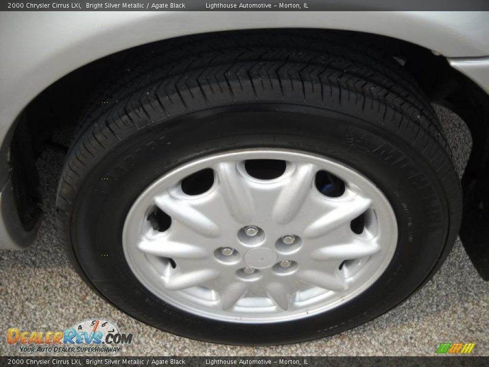 2000 Chrysler Cirrus LXi Bright Silver Metallic / Agate Black Photo #10