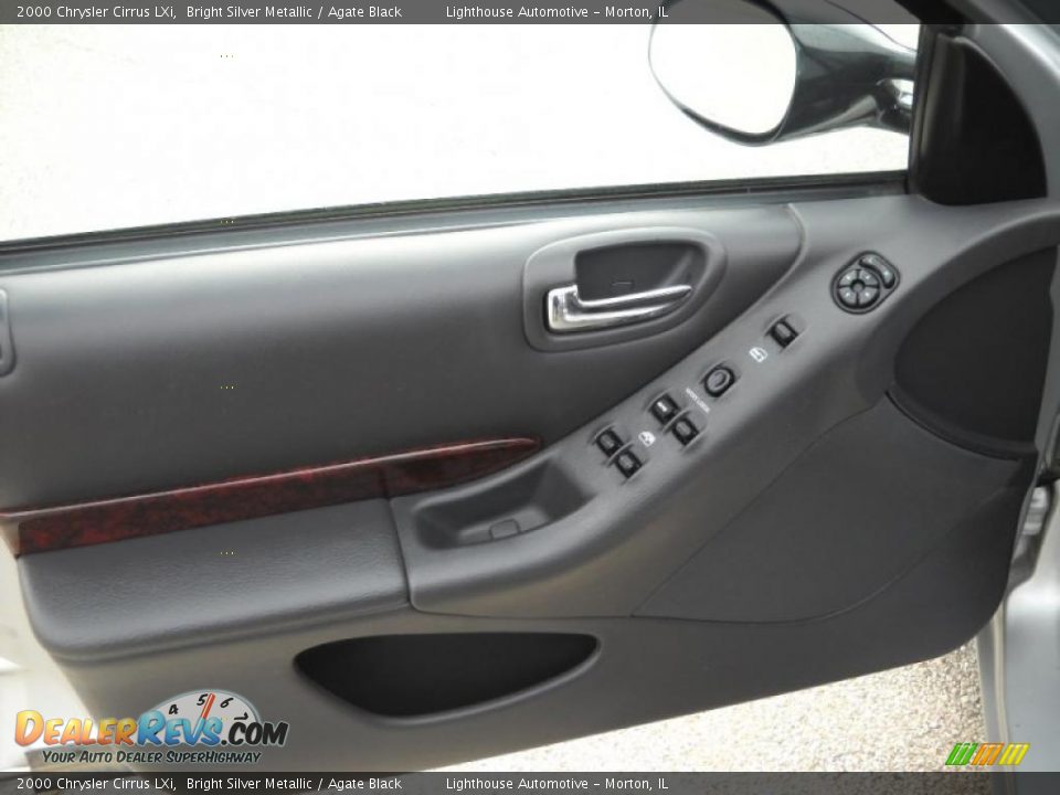 2000 Chrysler Cirrus LXi Bright Silver Metallic / Agate Black Photo #11