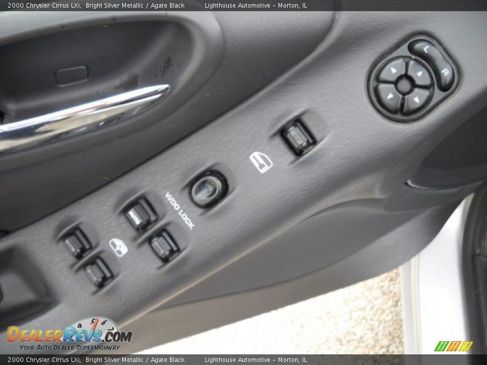2000 Chrysler Cirrus LXi Bright Silver Metallic / Agate Black Photo #12