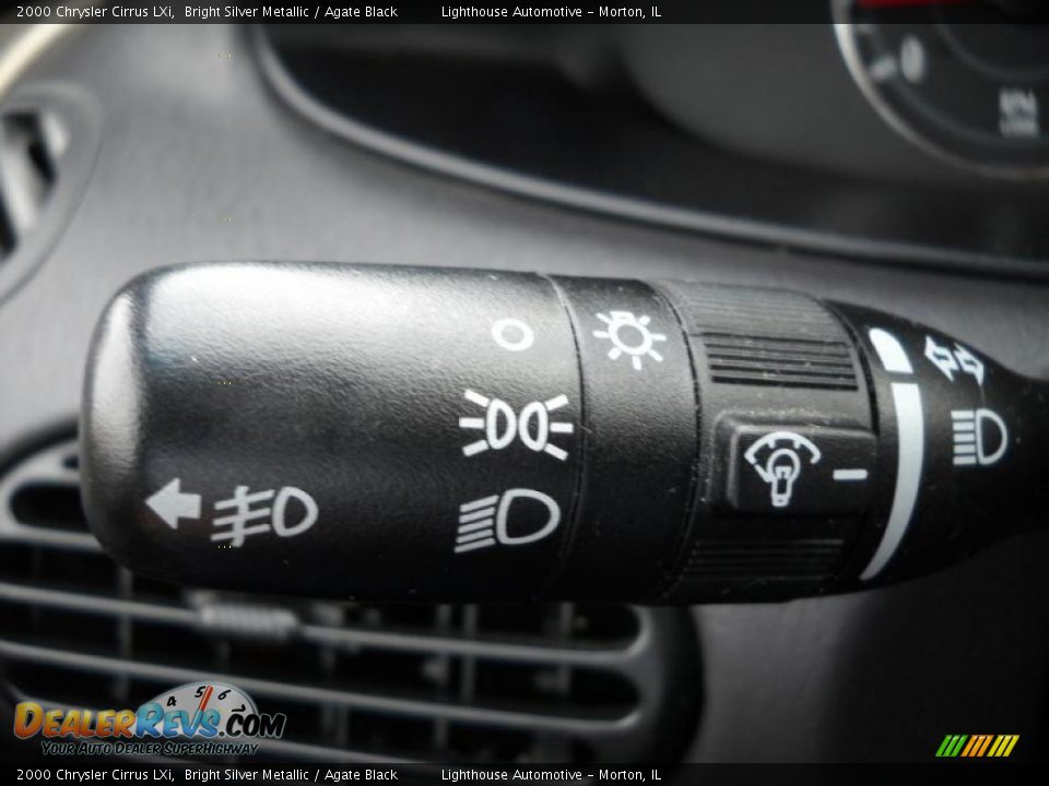 2000 Chrysler Cirrus LXi Bright Silver Metallic / Agate Black Photo #17
