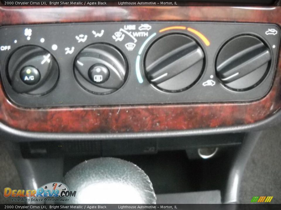 2000 Chrysler Cirrus LXi Bright Silver Metallic / Agate Black Photo #20