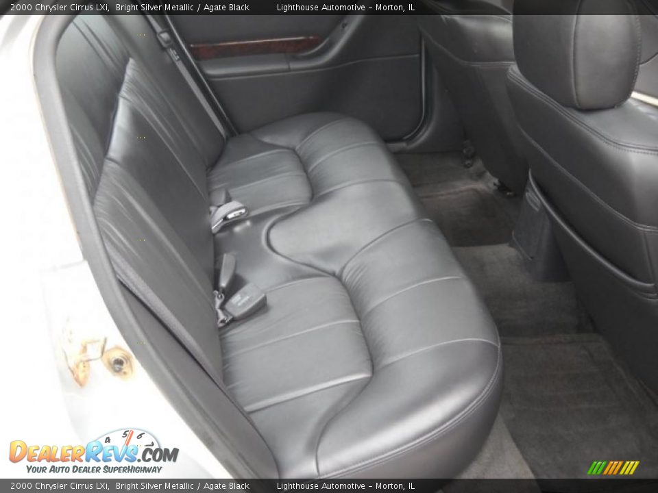 2000 Chrysler Cirrus LXi Bright Silver Metallic / Agate Black Photo #25